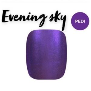 Color Street Evening Sky Pedicure 100% real nail polish strips / NWT